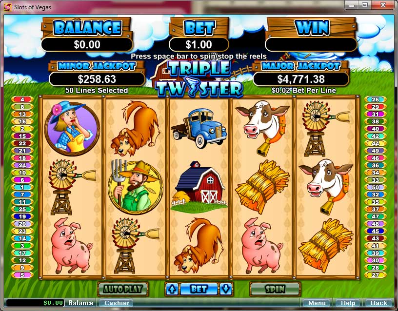 Slots of Vegas Casino | No deposit bonus.