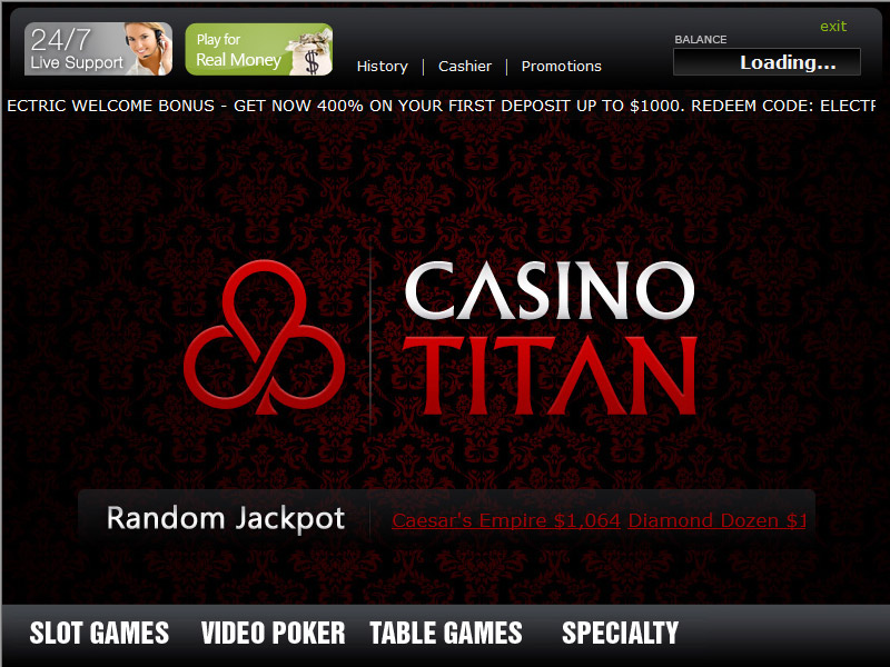 Casino Titan Lobby