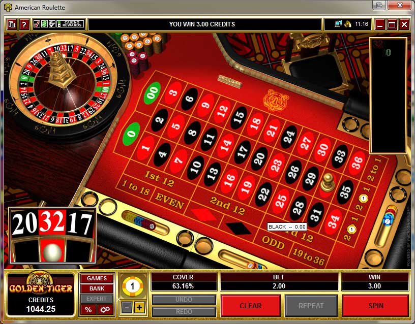 Golden Tiger Casino Roulette