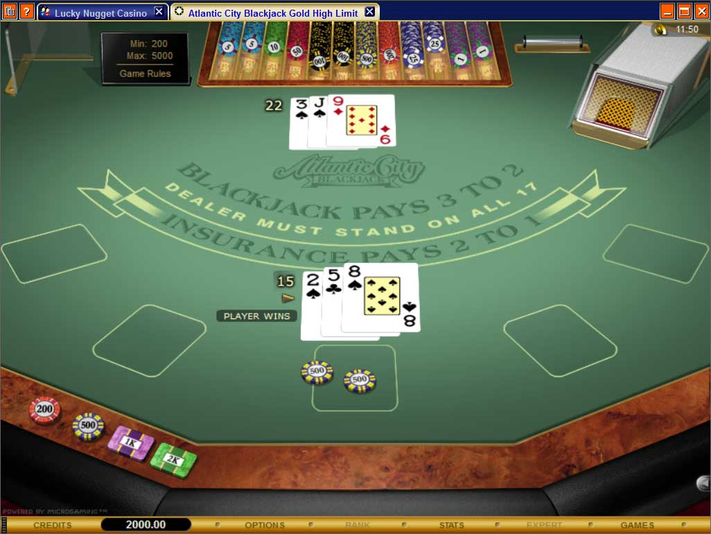 Lucky Nugget Casino Blackjack