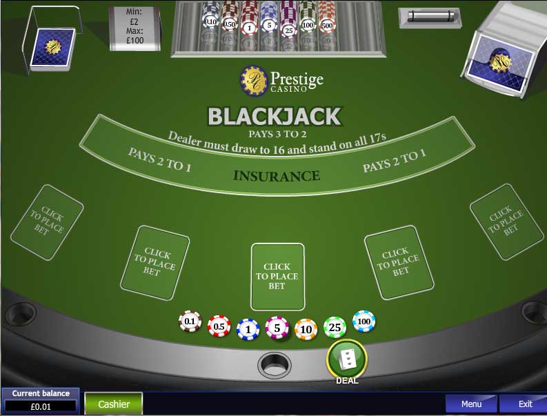 Prestige Casino Blackjack