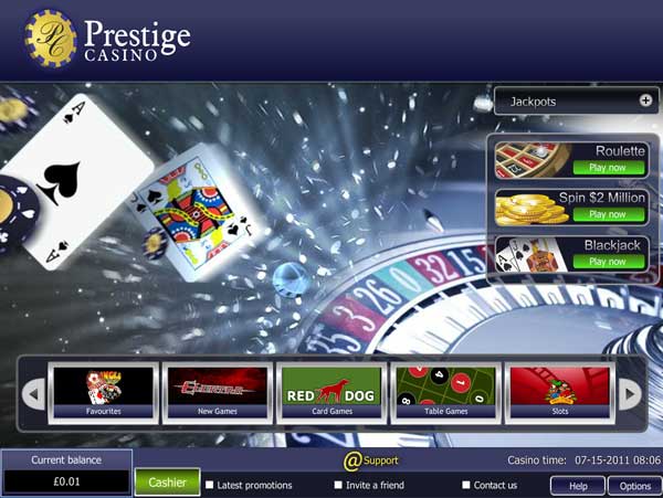 Prestige Casino Lobby