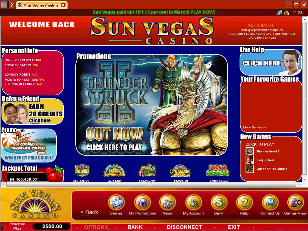 Sun Vegas Lobby