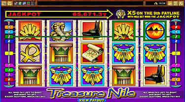 Treasure Nile 5 Reel Slot Review