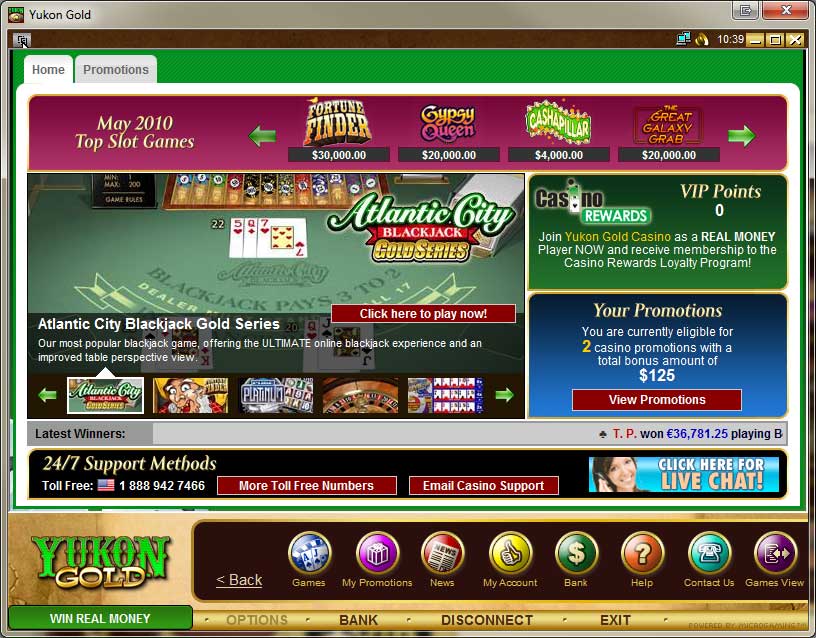 yukon casino online