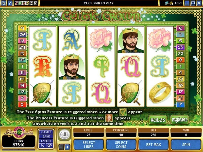 Celtic Crown Slot by Microgaming ᐈ Game info + Review