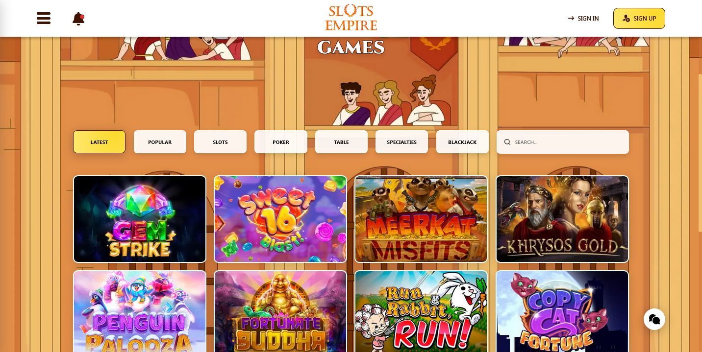 Our Latest Online Casino Games to Play for Free or for Real Money Slots Empire Casino