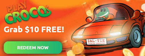 PlayCroco Casino $10 FREE Bonus