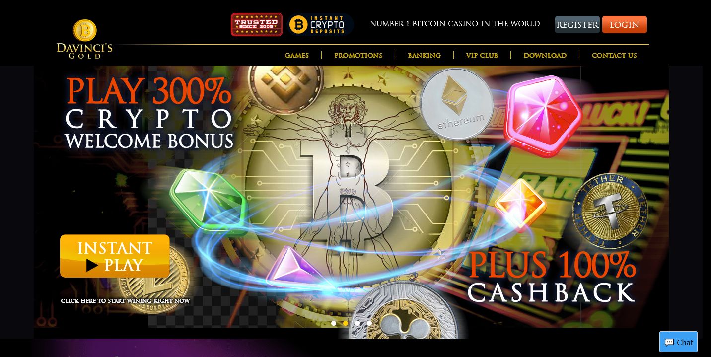 BITCOIN Davincis Gold Casino