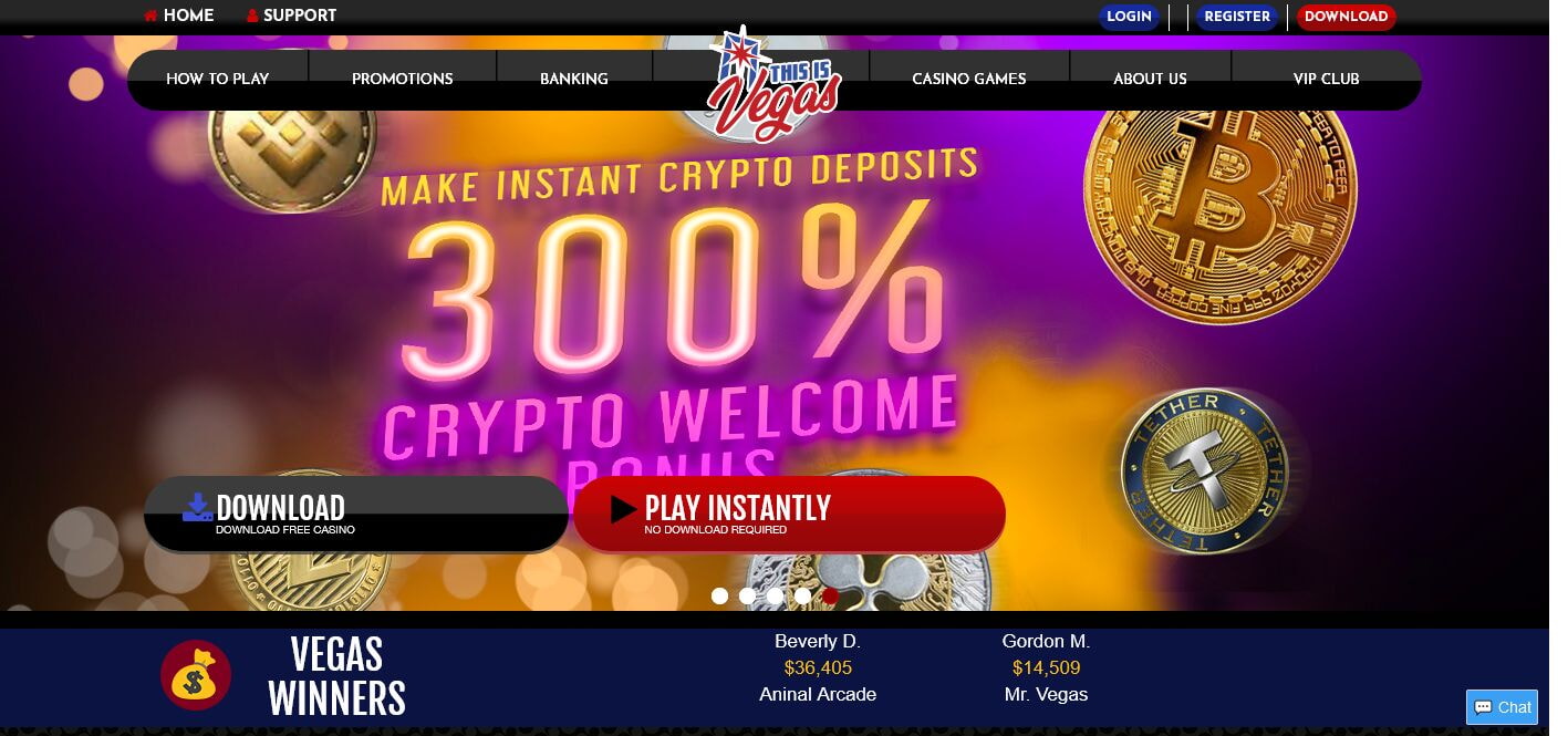 Crypto Bonus -This Is Vegas Casino