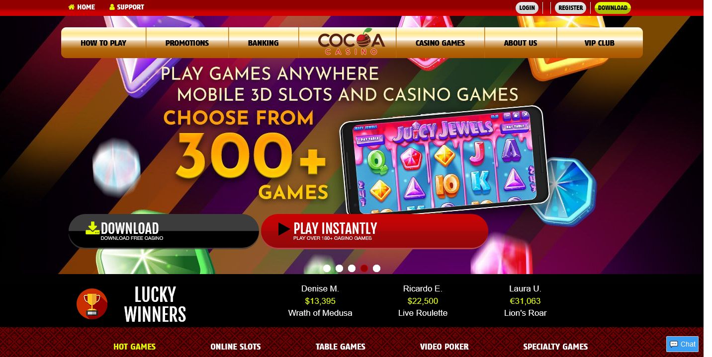 Mobile Games - Cocoa Casino