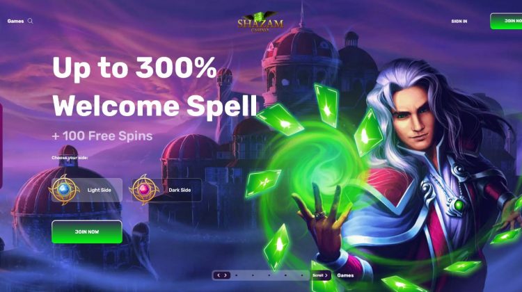 Shazam Casino 250 Deposit Bonus + 100 Free Spins